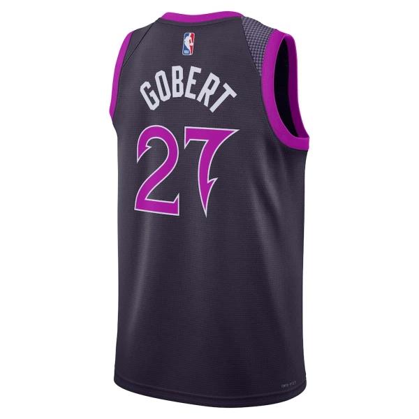 Nike Muški Dres Minnesota Timberwolves Rudy Gobert City Edition 2025/26 Swingman Crna