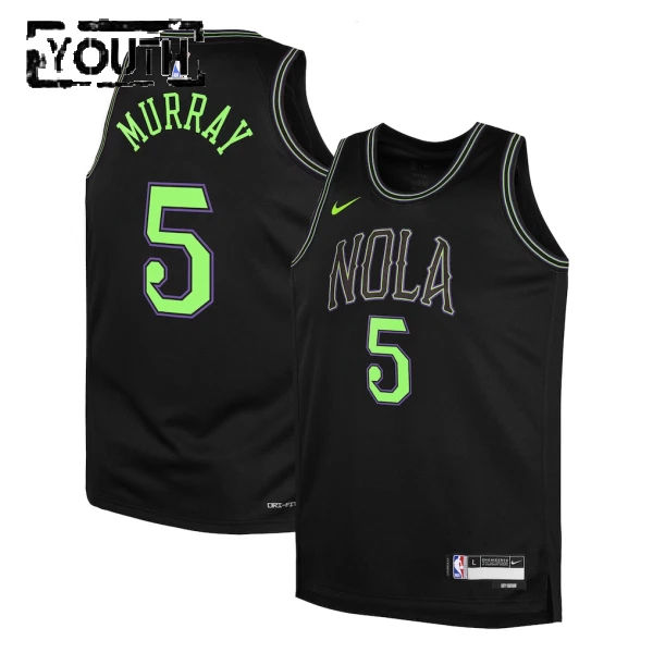 Nike Dječji Dres New Orleans Pelicans Dejounte Murray City Edition 2025/26 Swingman Crna