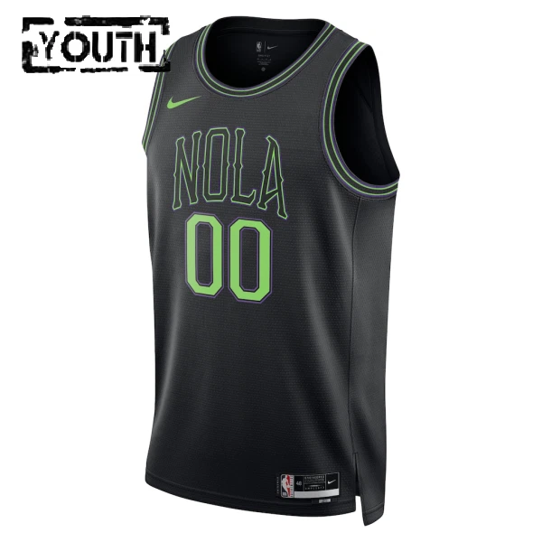 Nike Dječji Dres New Orleans Pelicans Personalizacija City Edition 2025/26 Swingman Crna
