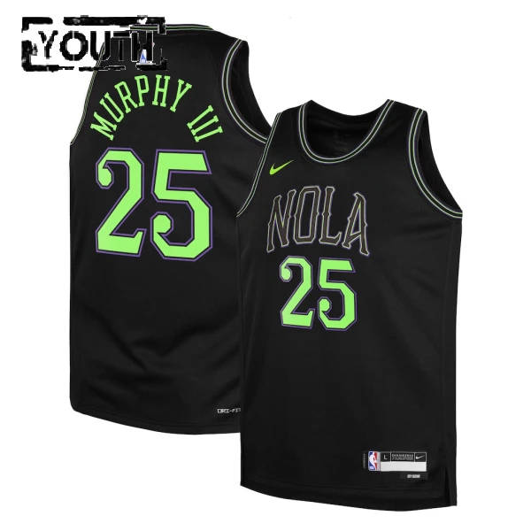 Nike Dječji Dres New Orleans Pelicans Trey Murphy III City Edition 2025/26 Swingman Crna