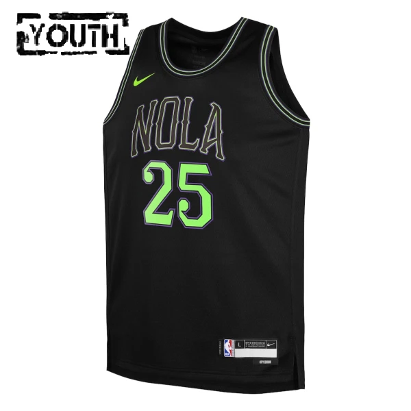 Nike Dječji Dres New Orleans Pelicans Trey Murphy III City Edition 2025/26 Swingman Crna