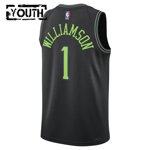 Nike Dječji Dres New Orleans Pelicans Zion Williamson City Edition 2025/26 Swingman Crna