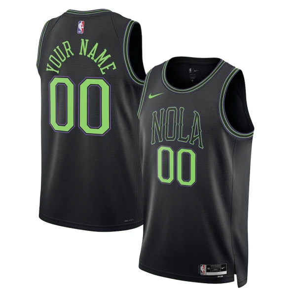 Nike Muški Dres New Orleans Pelicans Personalizacija City Edition 2025/26 Swingman Crna