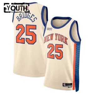 Nike Dječji Dres New York Knicks Mikal Bridges City Edition 2025/26 Swingman Bijela