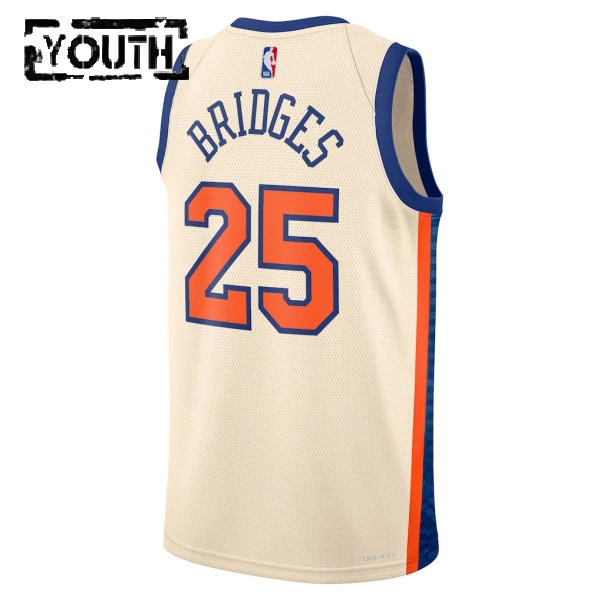 Nike Dječji Dres New York Knicks Mikal Bridges City Edition 2025/26 Swingman Bijela