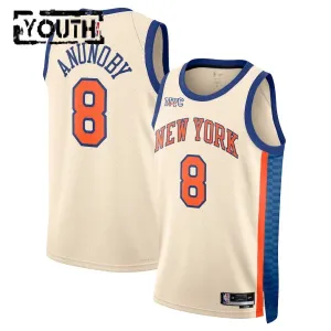 Nike Dječji Dres New York Knicks Og Anunoby City Edition 2025/26 Swingman Bijela