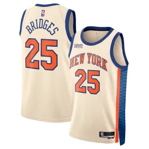 Nike Muški Dres New York Knicks Mikal Bridges City Edition 2025/26 Swingman Bijela