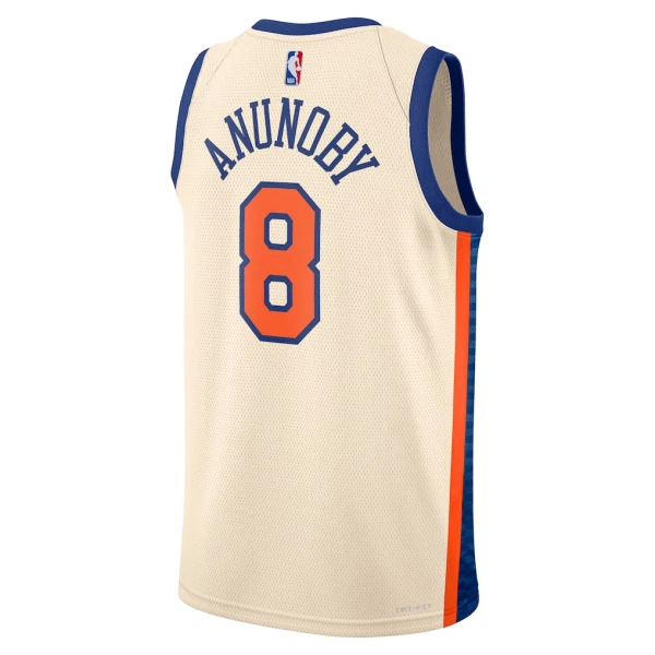Nike Muški Dres New York Knicks Og Anunoby City Edition 2025/26 Swingman Bijela