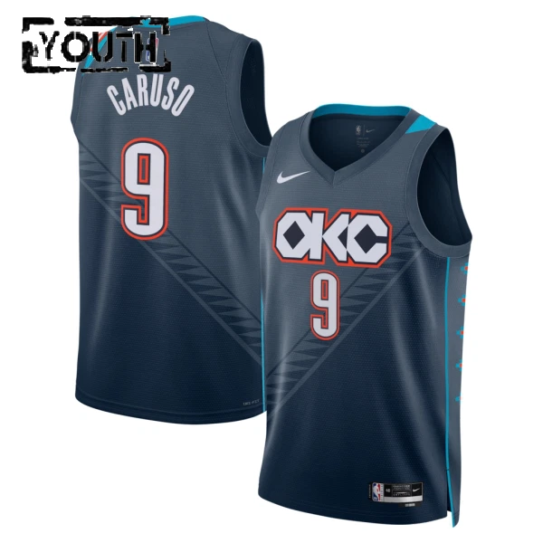 Nike Dječji Dres Oklahoma City Thunder Alex Caruso City Edition 2025/26 Swingman Crna