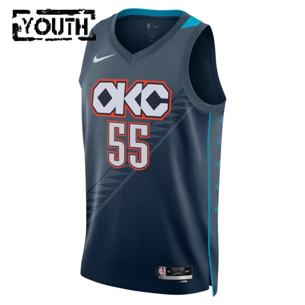 Nike Dječji Dres Oklahoma City Thunder Isaiah Hartenstein City Edition 2025/26 Swingman Crna