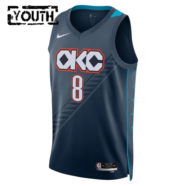 Nike Dječji Dres Oklahoma City Thunder Jalen Williams City Edition 2025/26 Swingman Crna