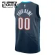 Nike Dječji Dres Oklahoma City Thunder Personalizacija City Edition 2025/26 Swingman Crna