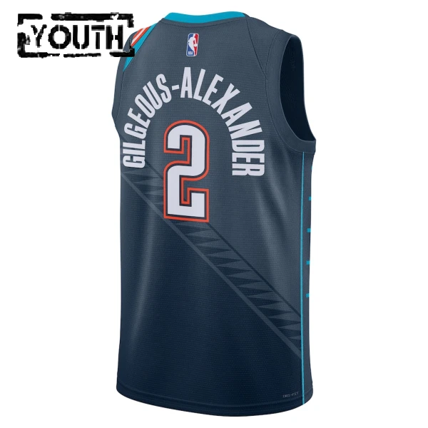 Nike Dječji Dres Oklahoma City Thunder Shai Gilgeous Alexander City Edition 2025/26 Swingman Crna