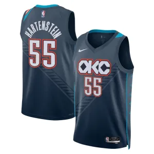 Nike Muški Dres Oklahoma City Thunder Isaiah Hartenstein City Edition 2025/26 Swingman Crna