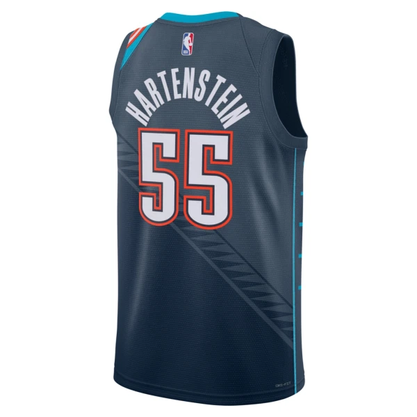 Nike Muški Dres Oklahoma City Thunder Isaiah Hartenstein City Edition 2025/26 Swingman Crna