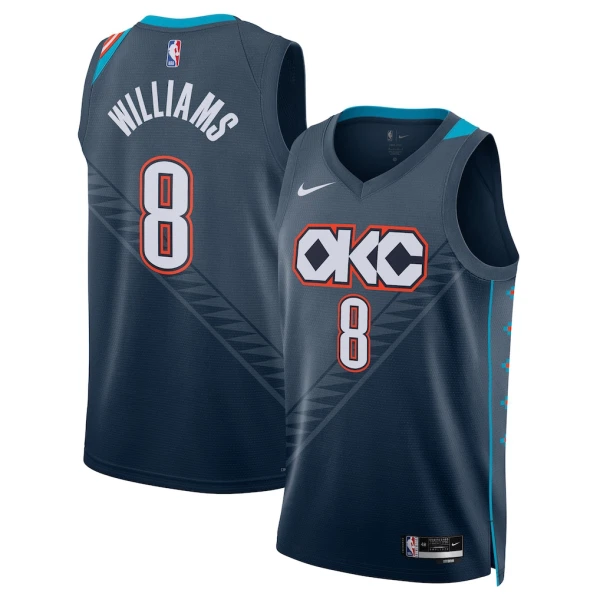 Nike Muški Dres Oklahoma City Thunder Jalen Williams City Edition 2025/26 Swingman Crna