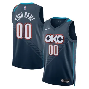 Nike Muški Dres Oklahoma City Thunder Personalizacija City Edition 2025/26 Swingman Crna
