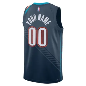 Nike Muški Dres Oklahoma City Thunder Personalizacija City Edition 2025/26 Swingman Crna