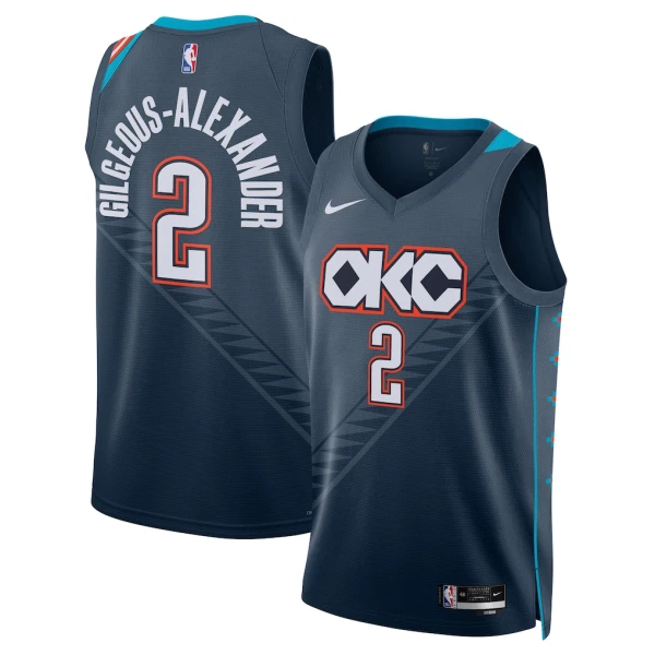 Nike Muški Dres Oklahoma City Thunder Shai Gilgeous Alexander City Edition 2025/26 Swingman Crna