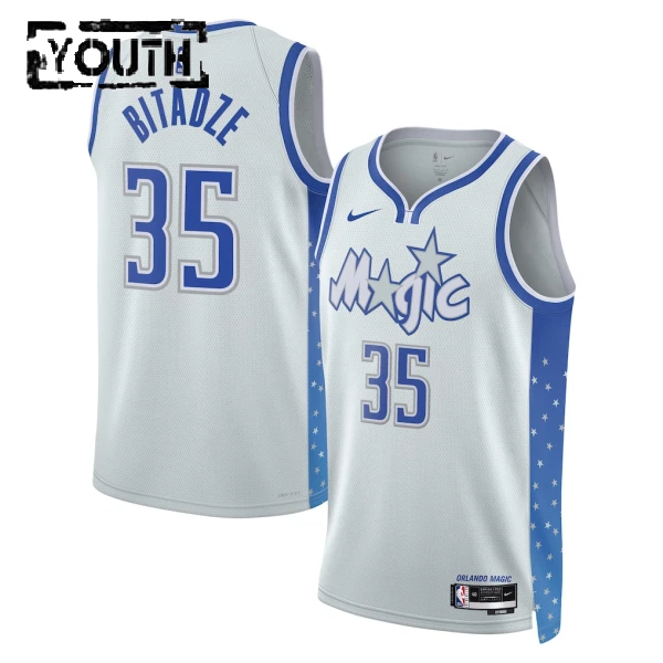 Nike Dječji Dres Orlando Magic Goga Bitadze City Edition 2025/26 Swingman Bijela