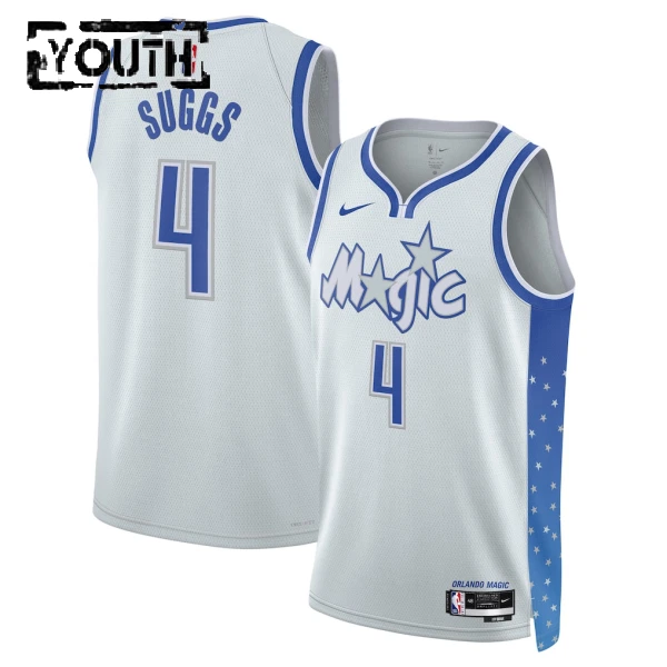 Nike Dječji Dres Orlando Magic Jalen Suggs City Edition 2025/26 Swingman Bijela Nike Dječji Dres Orlando Magic Jalen Suggs City Edition 2025/26 Swingman Bijela