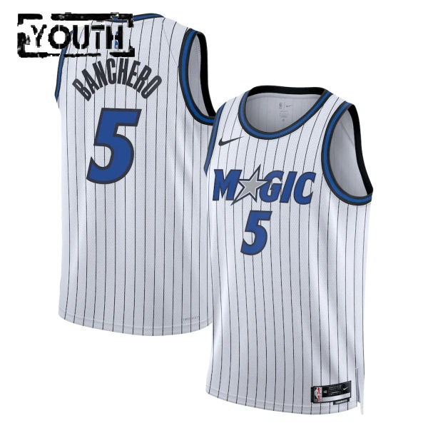 Nike Dječji Dres Orlando Magic Paolo Banchero Association Edition 2025/26 Swingman Bijela Nike Dječji Dres Orlando Magic Paolo Banchero Association Edition 2025/26 Swingman Bijela