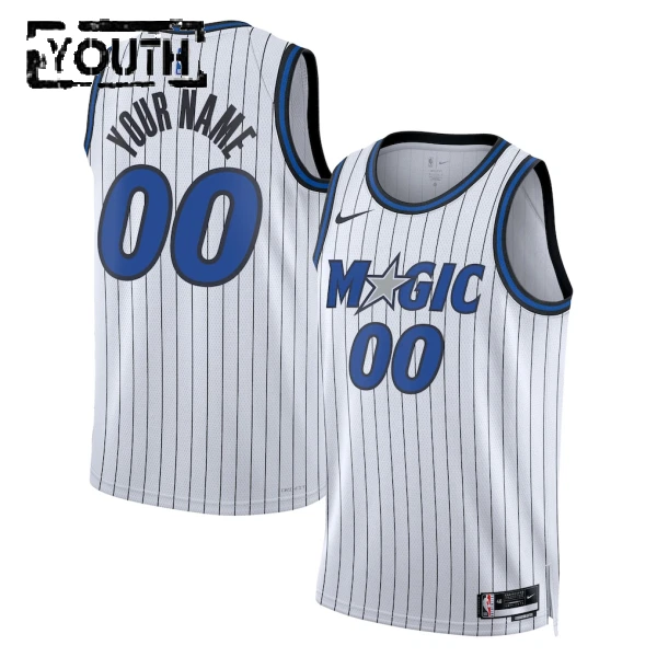 Nike Dječji Dres Orlando Magic Personalizacija Association Edition 2025/26 Swingman Bijela