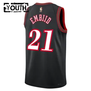 Nike Dječji Dres Philadelphia 76ers Joel Embiid Classic Edition 2025/26 Swingman Crna