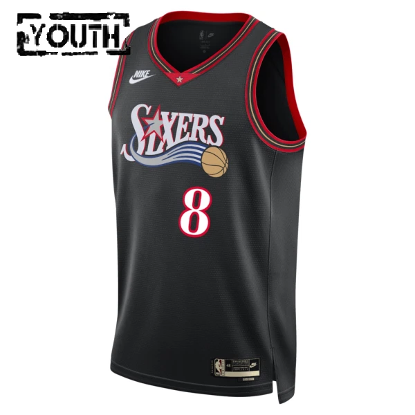 Nike Dječji Dres Philadelphia 76ers Paul George Classic Edition 2025/26 Swingman Crna