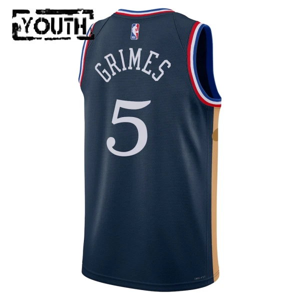 Nike Dječji Dres Philadelphia 76ers Quentin Grimes City Edition 2025/26 Swingman Navy