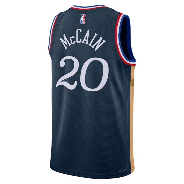Nike Muški Dres Philadelphia 76ers Jared Mccain City Edition 2025/26 Swingman Navy