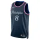Nike Muški Dres Philadelphia 76ers Paul George City Edition 2025/26 Swingman Navy
