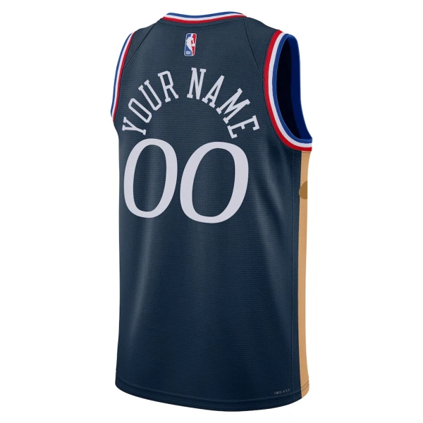 Nike Muški Dres Philadelphia 76ers Personalizacija City Edition 2025/26 Swingman Navy