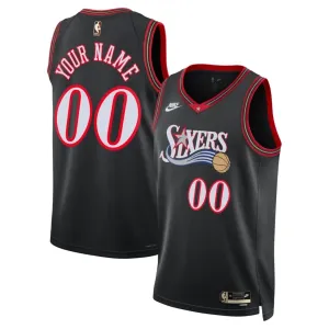 Nike Muški Dres Philadelphia 76ers Personalizacija Classic Edition 2025/26 Swingman Crna