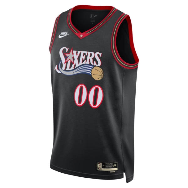 Nike Muški Dres Philadelphia 76ers Personalizacija Classic Edition 2025/26 Swingman Crna