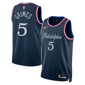 Nike Muški Dres Philadelphia 76ers Quentin Grimes City Edition 2025/26 Swingman Navy