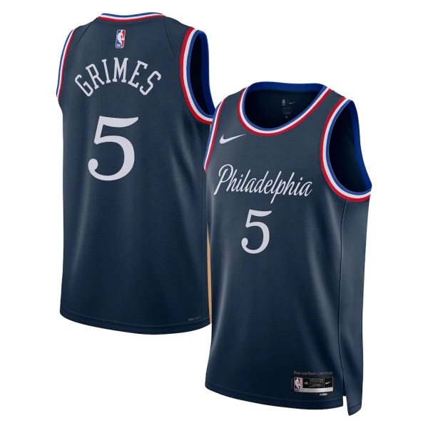 Nike Muški Dres Philadelphia 76ers Quentin Grimes City Edition 2025/26 Swingman Navy