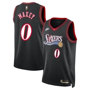 Nike Muški Dres Philadelphia 76ers Tyrese Maxey Classic Edition 2025/26 Swingman Crna
