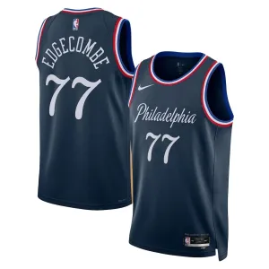 Nike Muški Dres Philadelphia 76ers VJ Edgecombe City Edition 2025/26 Swingman Navy