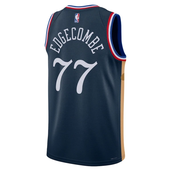 Nike Muški Dres Philadelphia 76ers VJ Edgecombe City Edition 2025/26 Swingman Navy