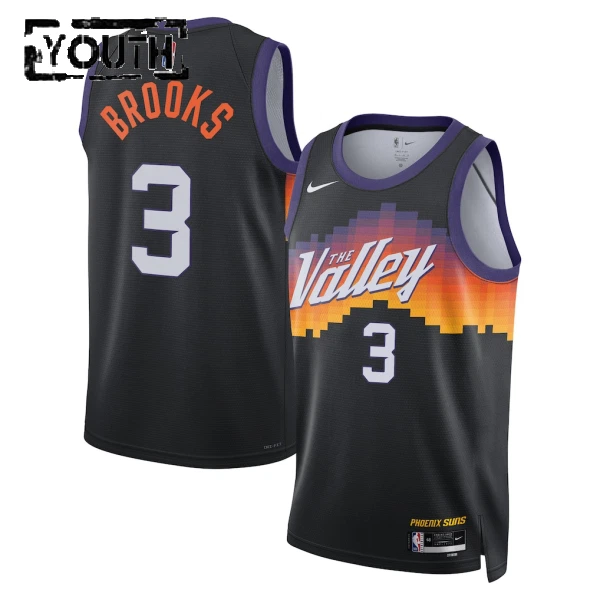 Nike Dječji Dres Phoenix Suns Dillon Brooks City Edition 2025/26 Swingman Crna
