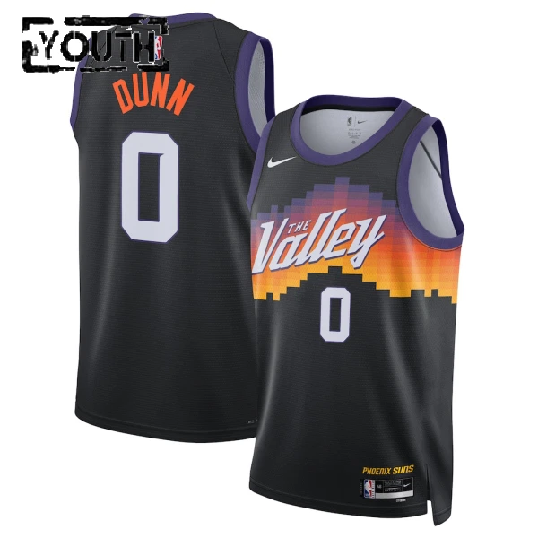 Nike Dječji Dres Phoenix Suns Ryan Dunn City Edition 2025/26 Swingman Crna