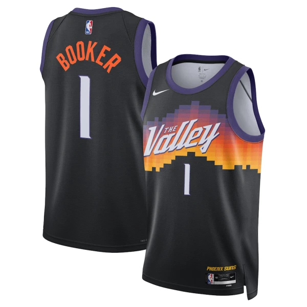 Nike Muški Dres Phoenix Suns Devin Booker City Edition 2025/26 Swingman Crna Nike Muški Dres Phoenix Suns Devin Booker City Edition 2025/26 Swingman Crna