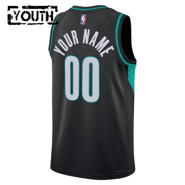 Nike Dječji Dres Portland Trail Blazers Personalizacija City Edition 2025/26 Swingman Crna