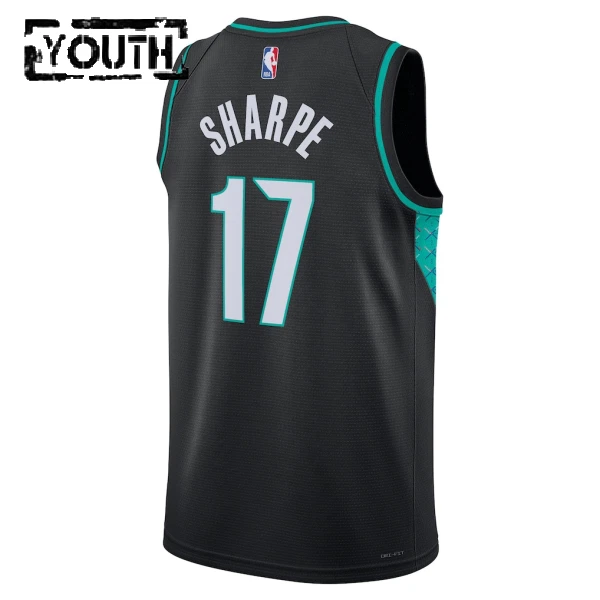 Nike Dječji Dres Portland Trail Blazers Shaedon Sharpe City Edition 2025/26 Swingman Crna
