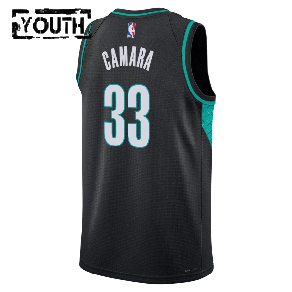 Nike Dječji Dres Portland Trail Blazers Toumani Camara City Edition 2025/26 Swingman Crna