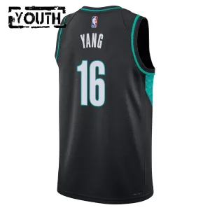 Nike Dječji Dres Portland Trail Blazers Yang Hansen City Edition 2025/26 Swingman Crna