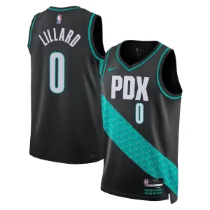 Nike Muški Dres Portland Trail Blazers Damian Lillard City Edition 2025/26 Swingman Crna