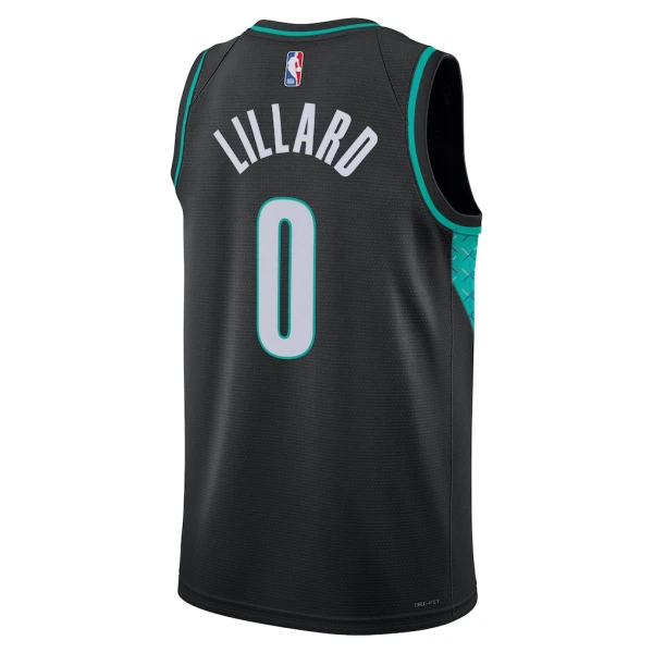 Nike Muški Dres Portland Trail Blazers Damian Lillard City Edition 2025/26 Swingman Crna