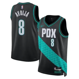 Nike Muški Dres Portland Trail Blazers Deni Avdija City Edition 2025/26 Swingman Crna